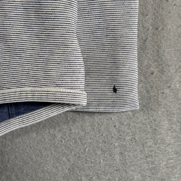 Tommy Bahama Full Zip Mock Neck Jacket Blue Striped Cuff Women Reversible - Picture 10 of 12